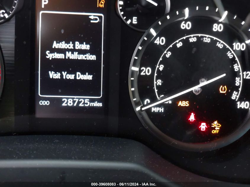 2022 Lexus 460 Premium VIN: JTJAM7BX4N5318089 Lot: 39608083