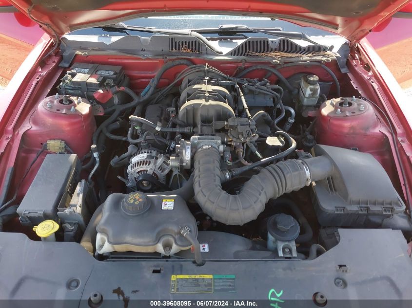 2010 Ford Mustang V6/V6 Premium VIN: 1ZVBP8EN9A5176344 Lot: 39608095