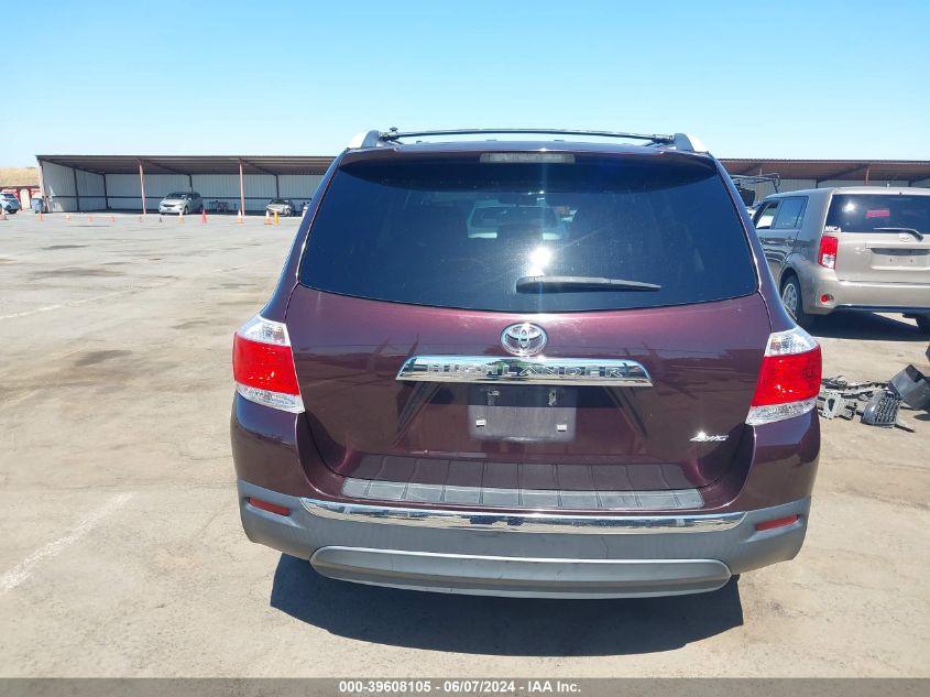 2013 TOYOTA HIGHLANDER BASE V6 - 5TDBK3EH9DS206245