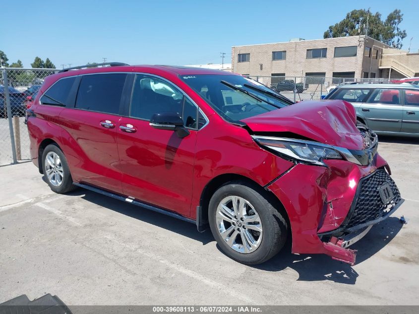 5TDDSKFC9NS061523 2022 TOYOTA SIENNA - Image 1