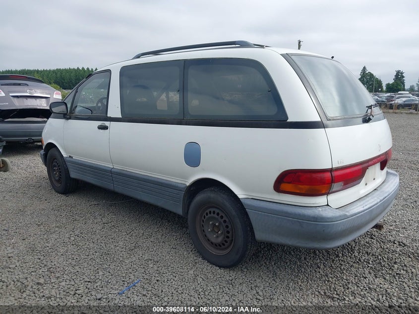 1991 Toyota Previa Le VIN: JT3AC22S3M0008173 Lot: 39608114