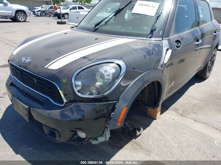 2012 Mini Cooper S Countryman VIN: WMWZC5C52CWL58721 Lot: 39608136