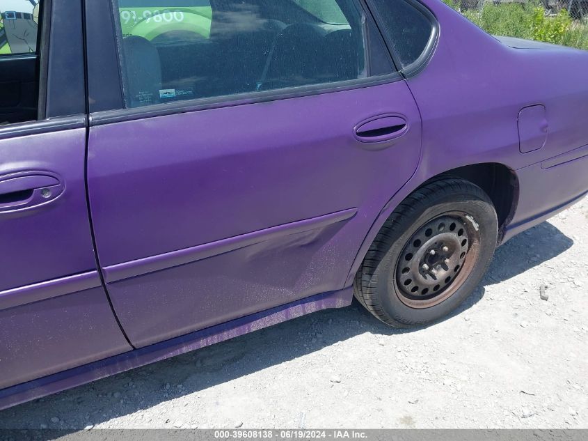 2005 Chevrolet Impala Police VIN: 2G1WF55K359247955 Lot: 39608138