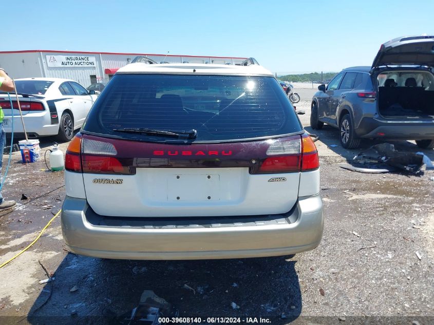 2000 Subaru Outback VIN: 4S3BH6652Y7600951 Lot: 39608140