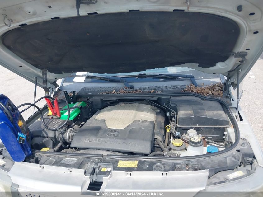 2008 Land Rover Range Rover Sport Supercharged VIN: SALSH23468A139320 Lot: 39608141