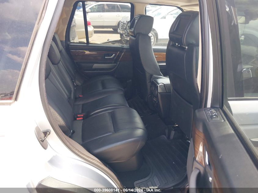 2008 Land Rover Range Rover Sport Supercharged VIN: SALSH23468A139320 Lot: 39608141