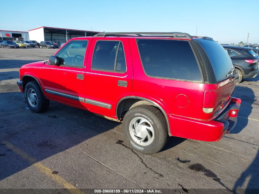 2001 Chevrolet Blazer VIN: 1GNDT13W81K243387 Lot: 39608159