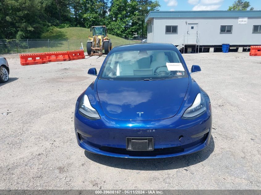 2019 Tesla Model 3 Long Range/Performance VIN: 5YJ3E1EB7KF421832 Lot: 39608167