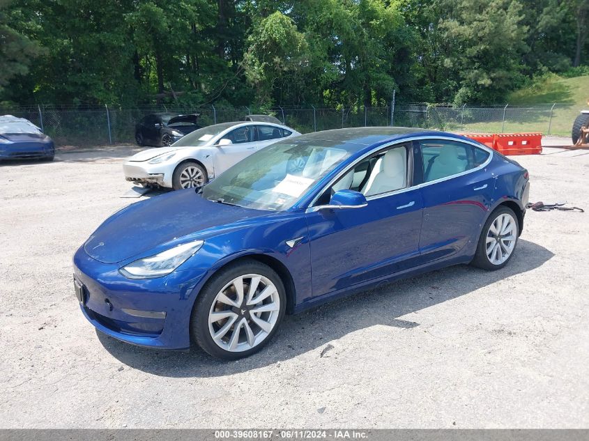 2019 Tesla Model 3 Long Range/Performance VIN: 5YJ3E1EB7KF421832 Lot: 39608167