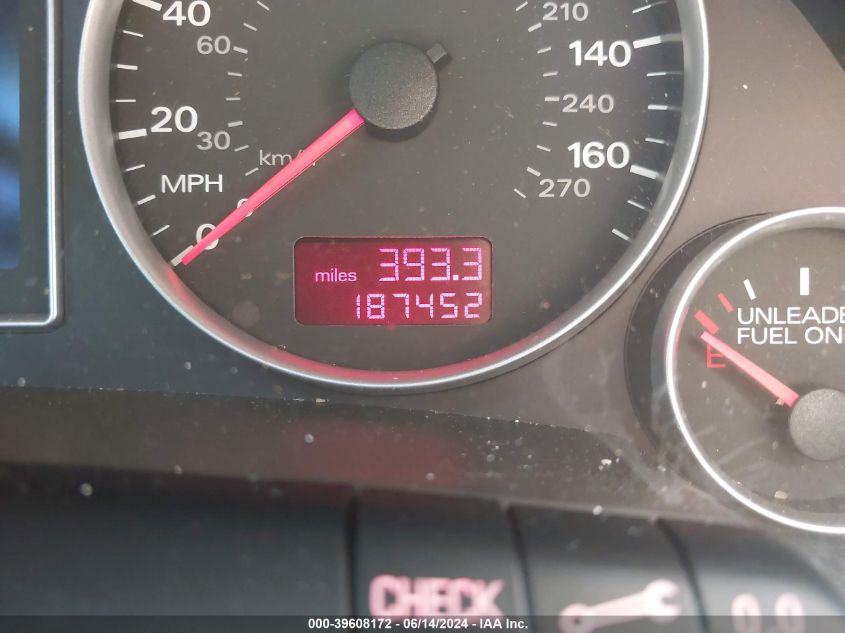 2008 Audi A4 2.0T/2.0T Special Edition VIN: WAUDF78E38A101108 Lot: 39608172