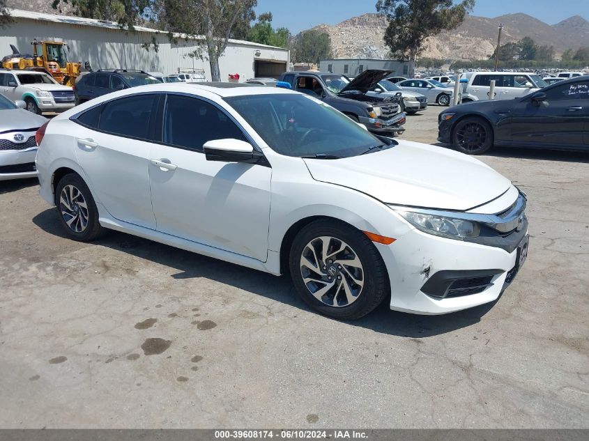 2016 Honda Civic Ex VIN: 19XFC2F75GE225453 Lot: 39608174