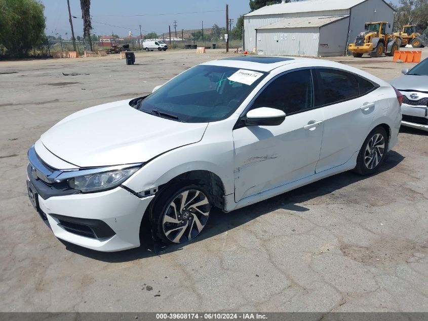 2016 Honda Civic Ex VIN: 19XFC2F75GE225453 Lot: 39608174