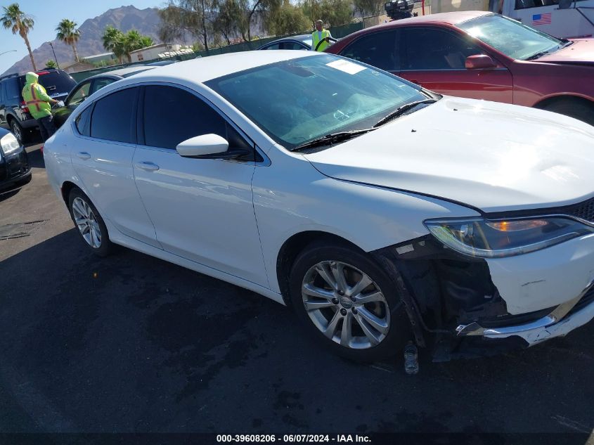 2015 Chrysler 200 Limited VIN: 1C3CCCAB8FN725626 Lot: 39608206