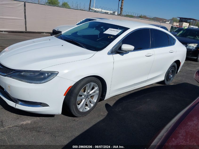 2015 Chrysler 200 Limited VIN: 1C3CCCAB8FN725626 Lot: 39608206