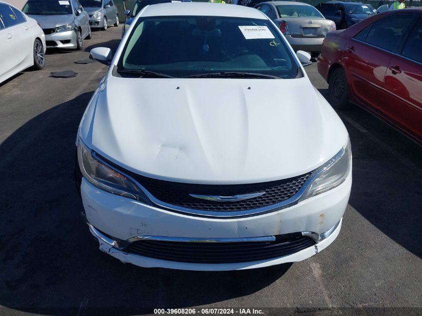 2015 Chrysler 200 Limited VIN: 1C3CCCAB8FN725626 Lot: 39608206