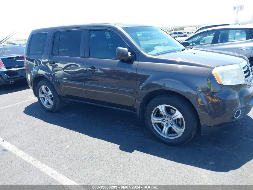 2013 Honda Pilot Ex-L VIN: 5FNYF3H64DB005933 Lot: 39608209