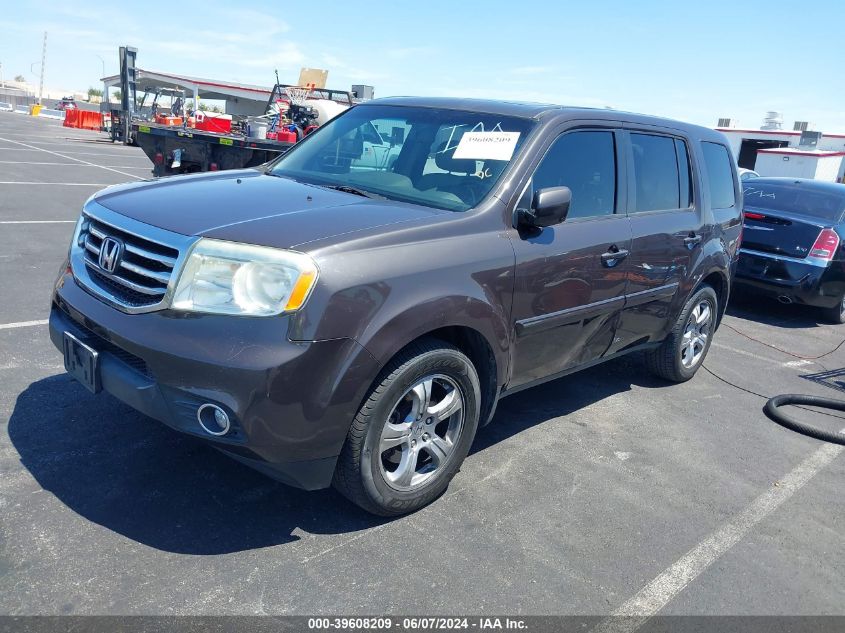 2013 Honda Pilot Ex-L VIN: 5FNYF3H64DB005933 Lot: 39608209