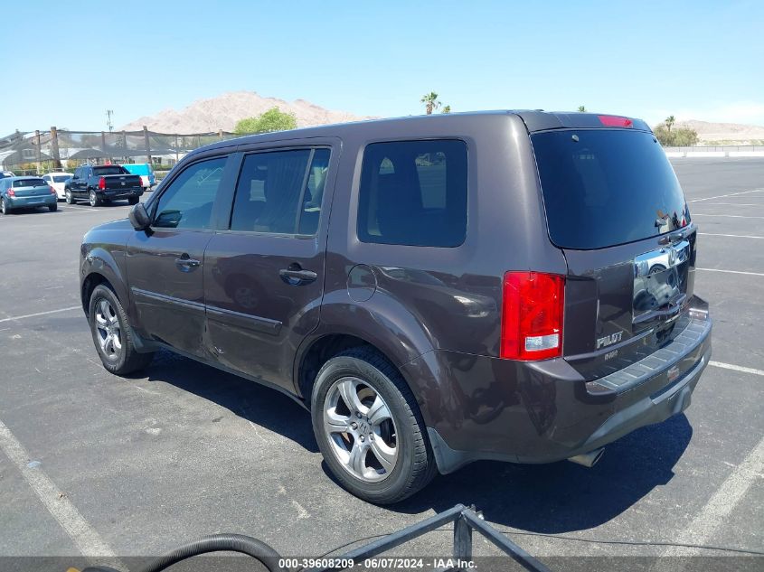 2013 HONDA PILOT EX-L - 5FNYF3H64DB005933