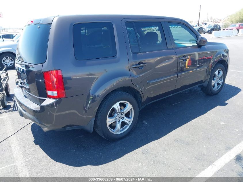 2013 Honda Pilot Ex-L VIN: 5FNYF3H64DB005933 Lot: 39608209