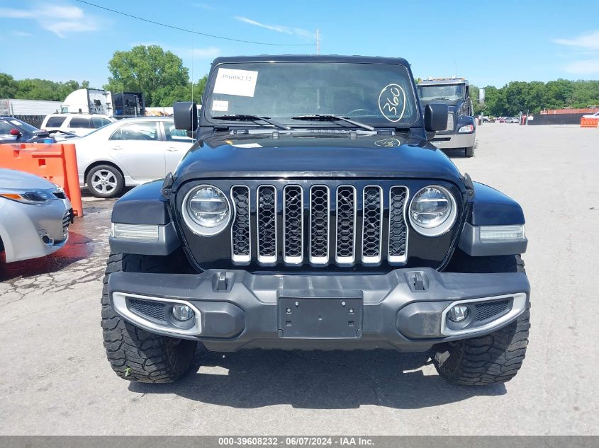 2020 Jeep Gladiator Overland 4X4 VIN: 1C6HJTFG0LL137214 Lot: 39608232