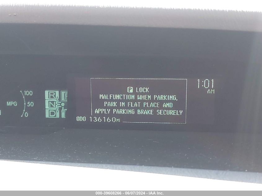 2011 Toyota Prius Five VIN: JTDKN3DU0B5310437 Lot: 39608266