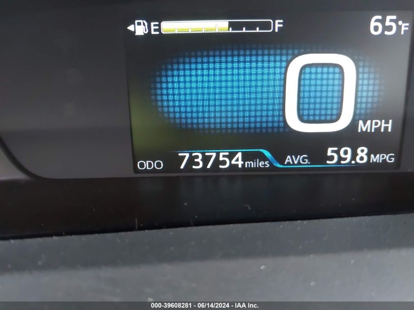 2020 Toyota Prius Prime Xle VIN: JTDKARFP1L3161023 Lot: 39608281