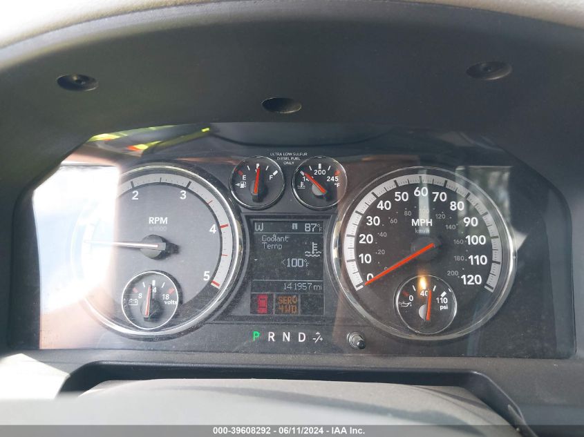 2011 Ram Ram 2500 Slt VIN: 3D7UT2CL7BG520405 Lot: 39608292