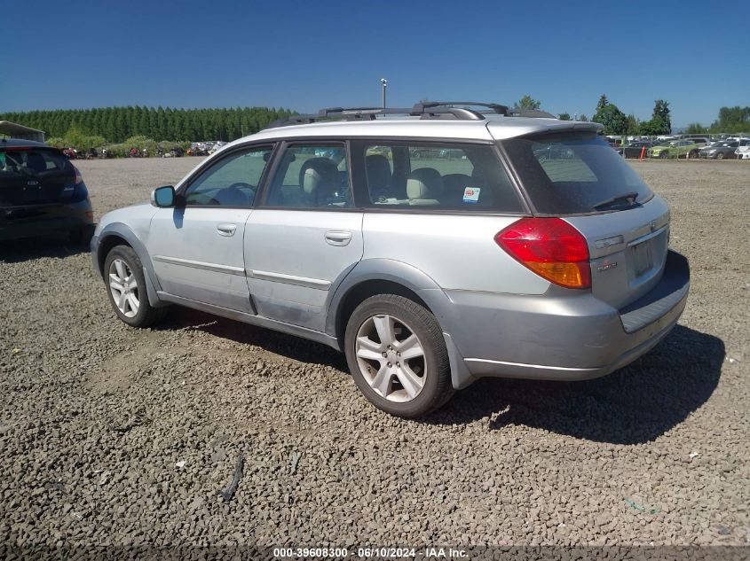 2005 Subaru Outback 3.0R Vdc Limited VIN: 4S4BP85CX54352293 Lot: 39608300