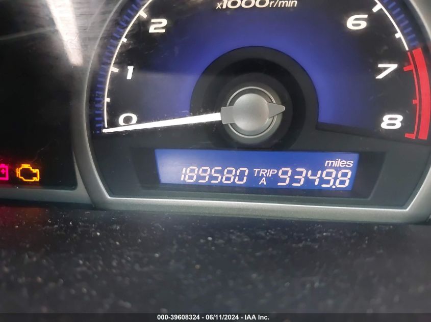 2010 Honda Civic Lx VIN: 2HGFA1F59AH534239 Lot: 39608324