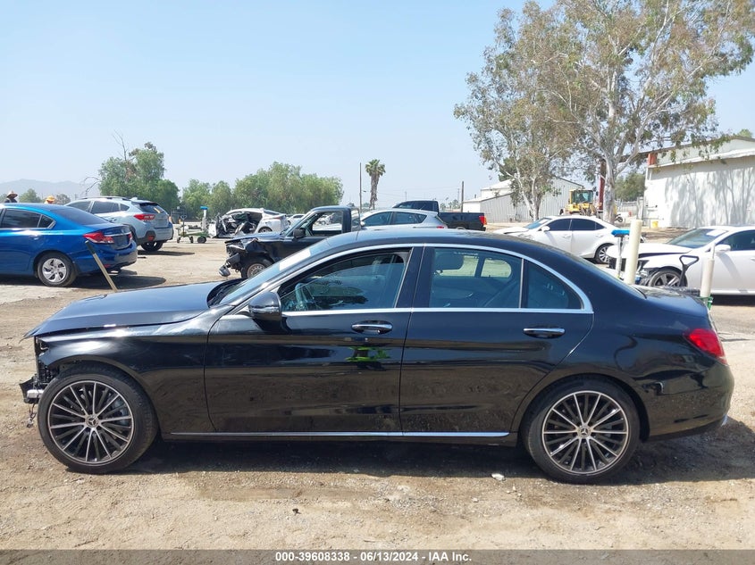 2021 Mercedes-Benz C 300 Sedan VIN: W1KWF8DB2MR627535 Lot: 39608338