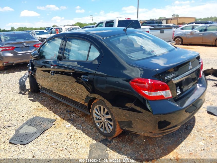 ML32F4FJ8KHF11478 2019 Mitsubishi Mirage G4 Se