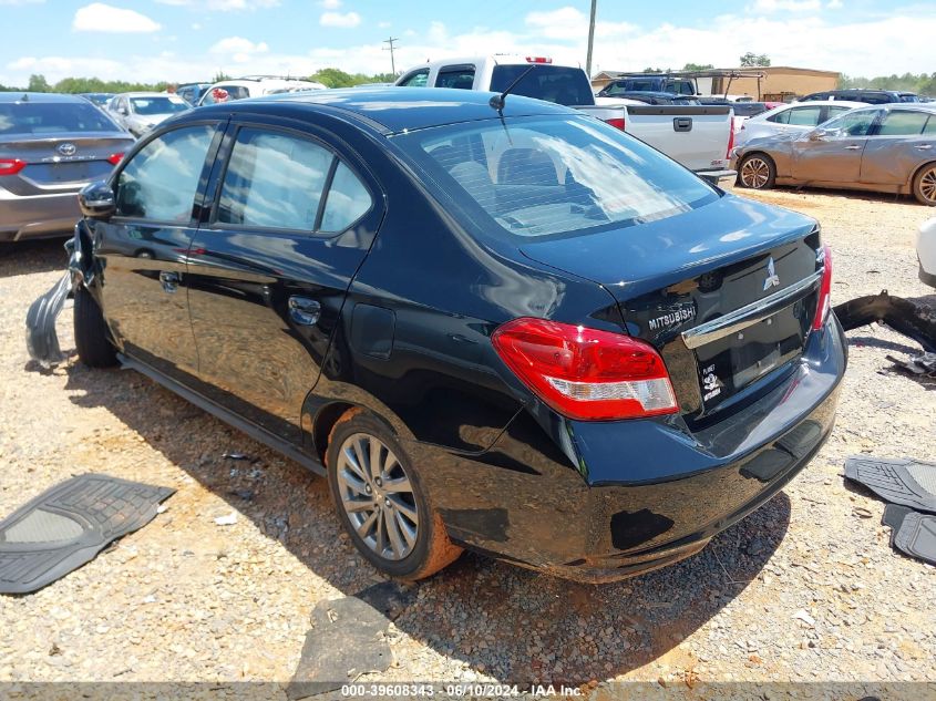 2019 Mitsubishi Mirage G4 Se VIN: ML32F4FJ8KHF11478 Lot: 39608343