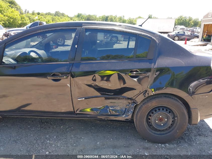 2010 Nissan Sentra 2.0S VIN: 3N1AB6AP1AL705216 Lot: 39608344