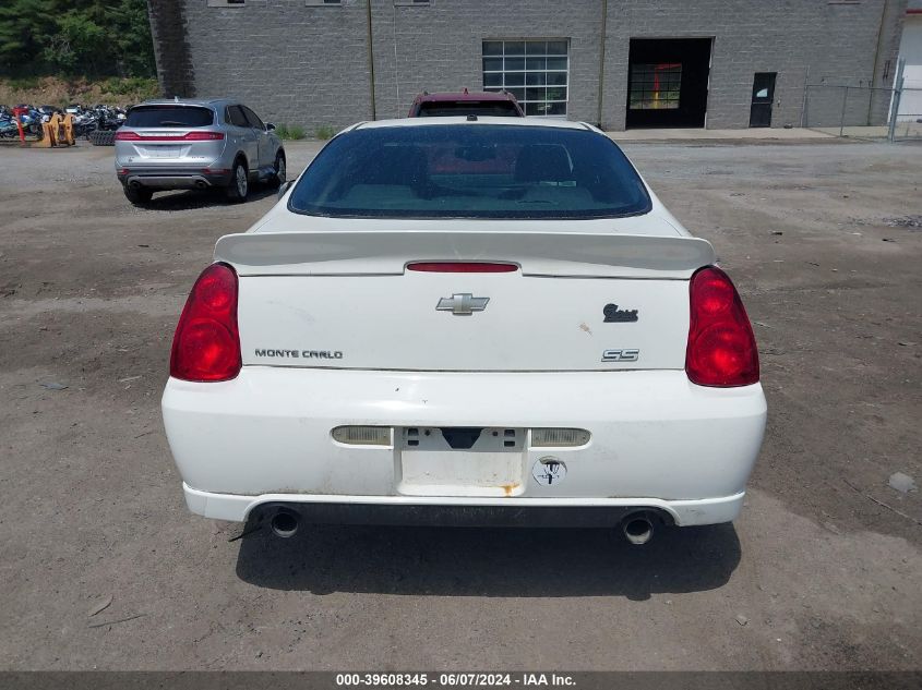 2007 Chevrolet Monte Carlo Ss VIN: 2G1WL15C479375957 Lot: 39608345