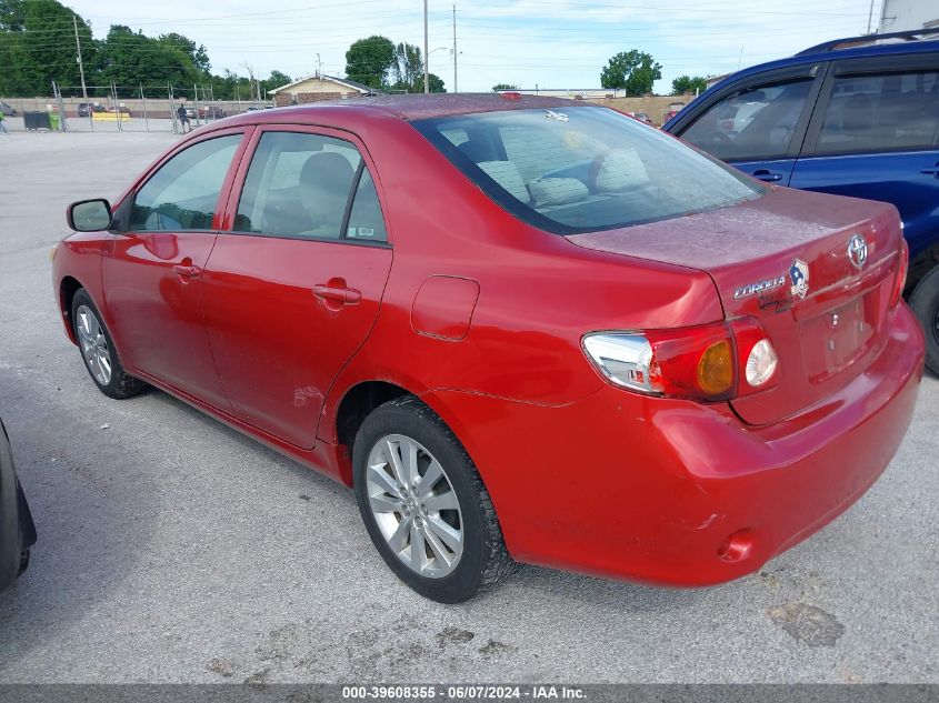 2009 Toyota Corolla Le VIN: 2T1BU40E69C043048 Lot: 39608355