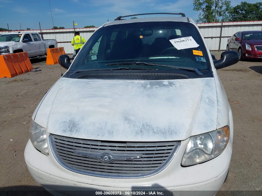 2002 Chrysler Town & Country Lx VIN: 2C4GP44372R755449 Lot: 39608373