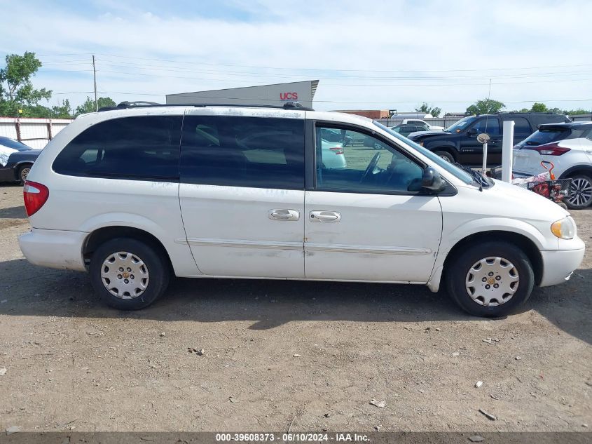 2002 Chrysler Town & Country Lx VIN: 2C4GP44372R755449 Lot: 39608373
