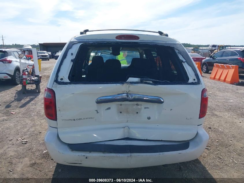 2002 Chrysler Town & Country Lx VIN: 2C4GP44372R755449 Lot: 39608373