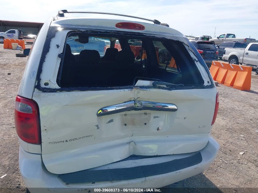 2002 Chrysler Town & Country Lx VIN: 2C4GP44372R755449 Lot: 39608373