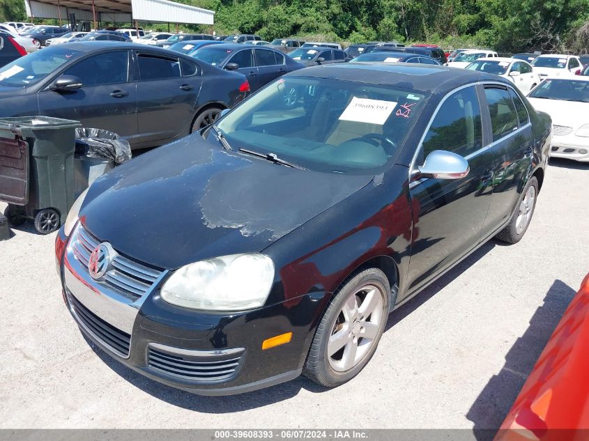 2008 Volkswagen Jetta Se/Sel VIN: 3VWRM71K48M092384 Lot: 39608393