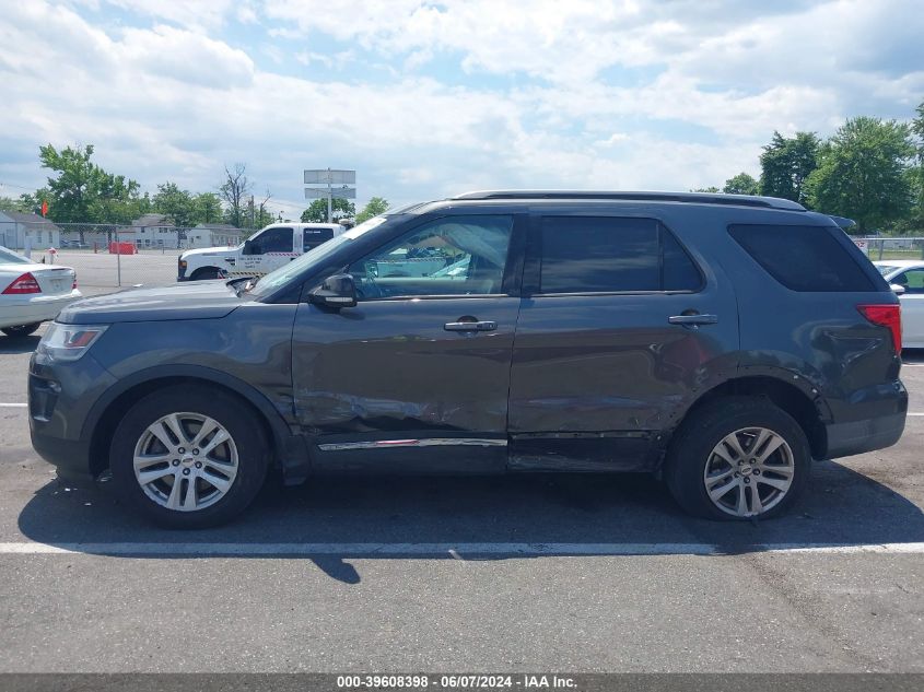 2018 Ford Explorer Xlt VIN: 1FM5K8DH1JGC89263 Lot: 39608398