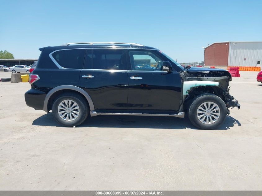 2019 Nissan Armada Sv VIN: JN8AY2ND5K9088583 Lot: 39608399