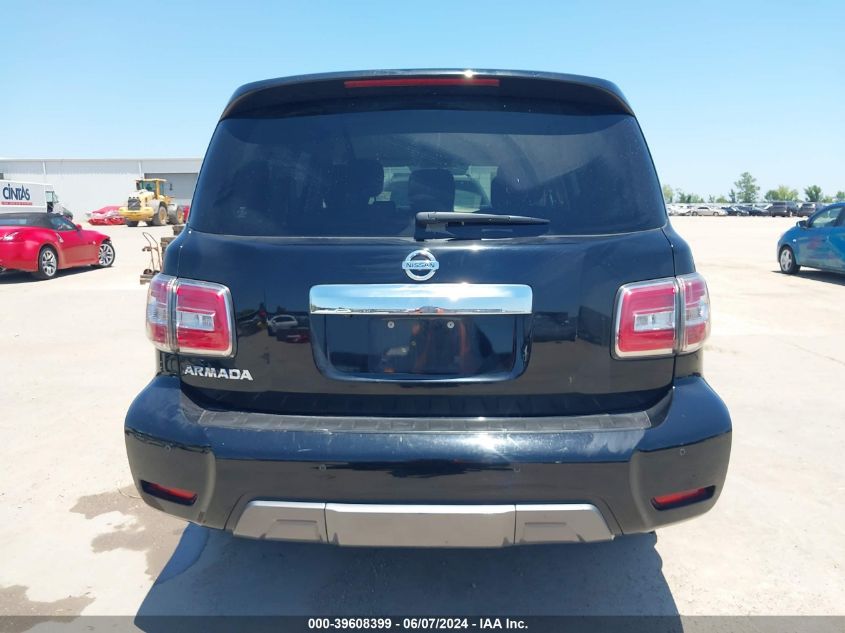 2019 Nissan Armada Sv VIN: JN8AY2ND5K9088583 Lot: 39608399