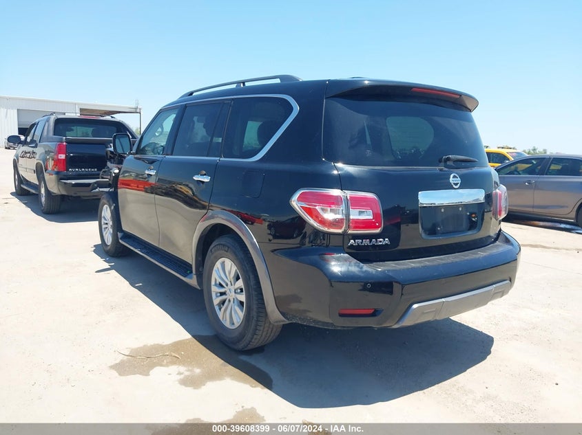 2019 Nissan Armada Sv VIN: JN8AY2ND5K9088583 Lot: 39608399