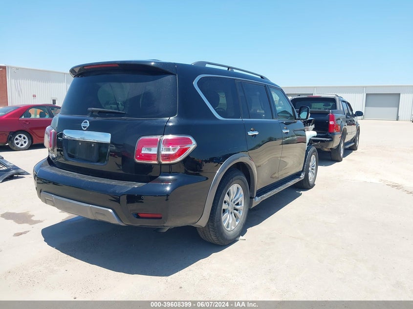 2019 Nissan Armada Sv VIN: JN8AY2ND5K9088583 Lot: 39608399