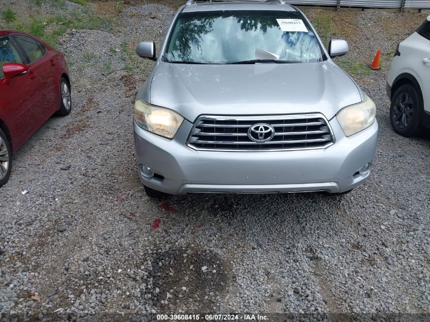 2008 Toyota Highlander Limited VIN: JTEES42A082071370 Lot: 39608415