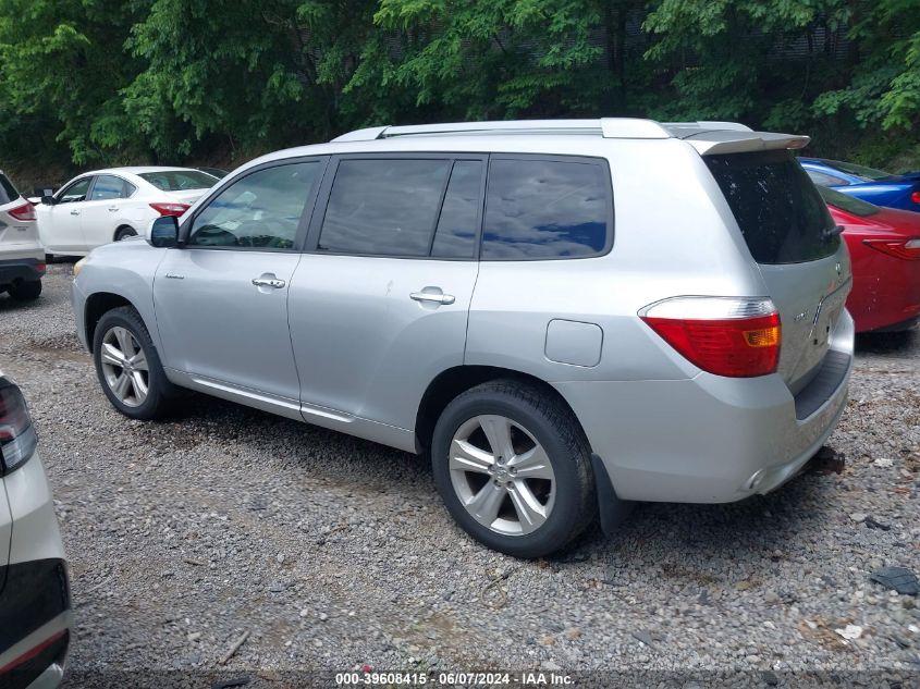 2008 Toyota Highlander Limited VIN: JTEES42A082071370 Lot: 39608415