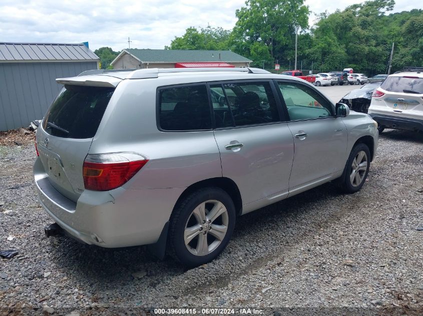 2008 Toyota Highlander Limited VIN: JTEES42A082071370 Lot: 39608415