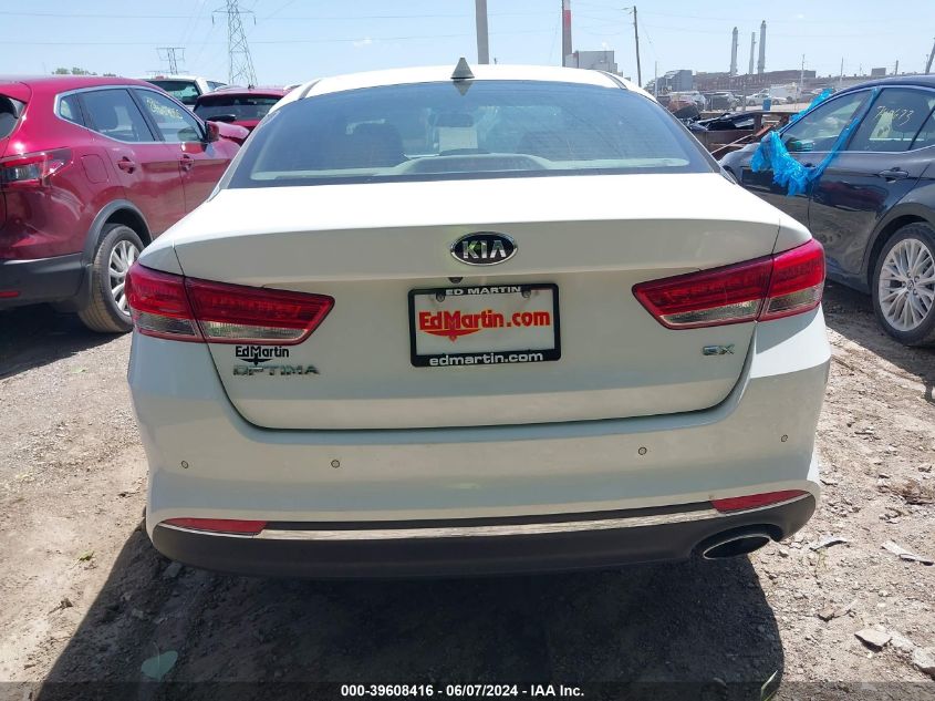 2018 Kia Optima Ex VIN: 5XXGU4L35JG241892 Lot: 39608416