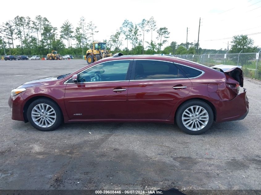 2013 Toyota Avalon Hybrid Xle Touring VIN: 4T1BD1EB6DU015710 Lot: 39608446